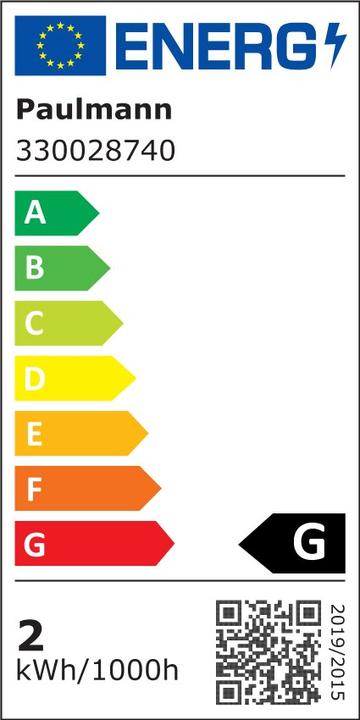 Energy Label Paulmann LED candle (E14, 2 W, 140 lm, 1 x, G)
