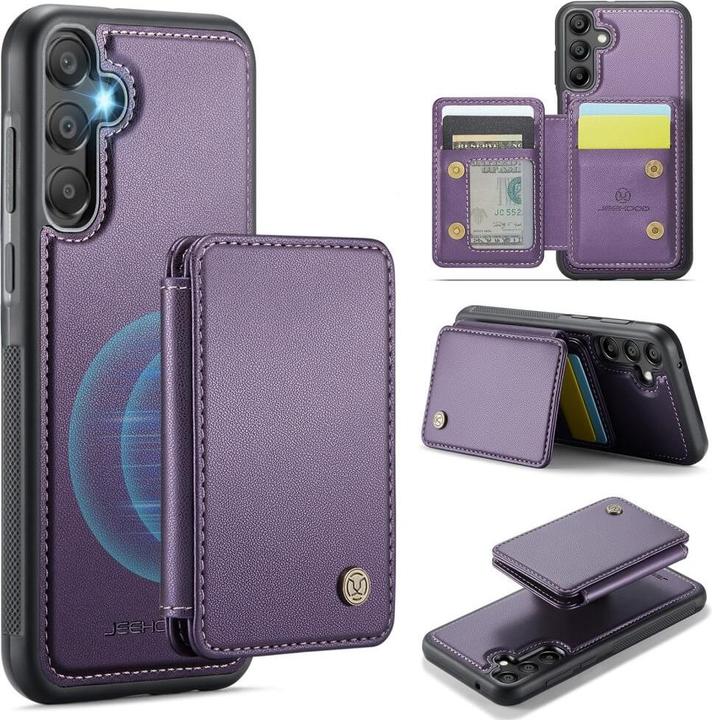 Image du produit Cover-Discount Galaxy A55 - Coque arrière 2 en 1 avec étui pour carte de crédit (Samsung Galaxy A55)
