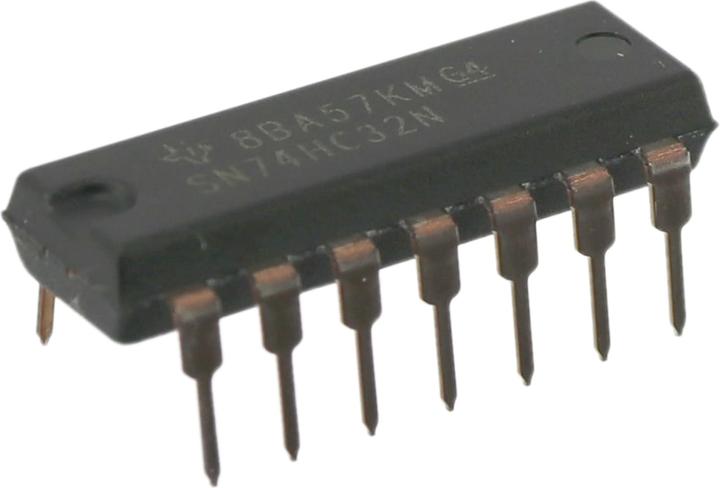 Actual product image TI Logic IC, SN74HC04N