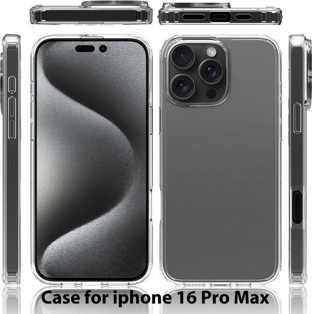 Actual product image MU Classic RJT Clear Case Series (Apple iPhone 16 Pro Max)