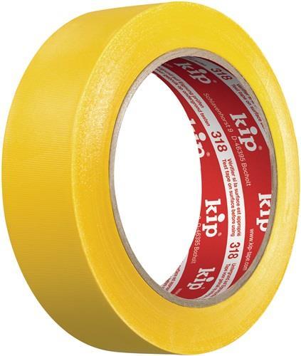 Actual product image Kip PVC Schutzband 318 gelb L.33m B.50mm Rl., 6 Stück