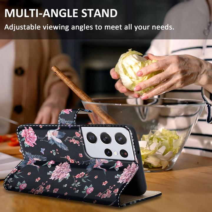 Image du produit Cadorabo Pochette Book avec impression (Samsung Galaxy S21 Ultra)