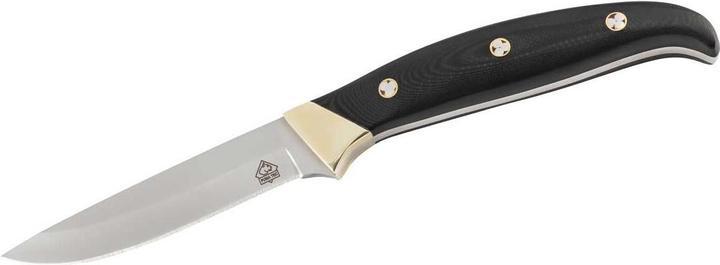 Produktbild PumaTec Puma TEC Gürtelmesser, AISI 420 Stahl, rostfrei, G10, Neusilberbacken, Mosaikpins, Lederscheide