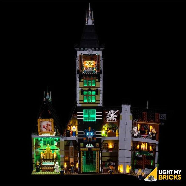 Actual product image Light my bricks LED Light Set for LEGO Fairground Haunted House