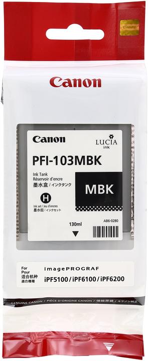 Actual product image Canon Pfi-103mbk (MBK)