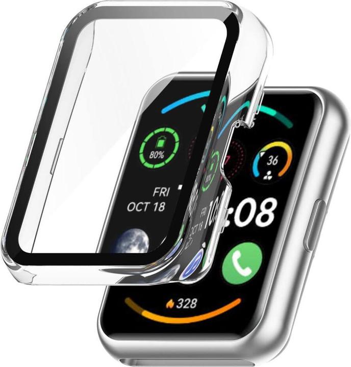 Actual product image Cover-Discount OPPO Watch Free - Protective Case with transparent bulletproof glass