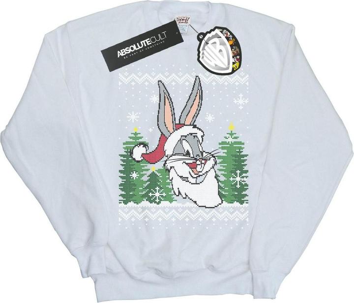 Produktbild Looney Tunes Bugs Bunny Christmas Fair Isle Sweatshirt Jungen (152, 158)