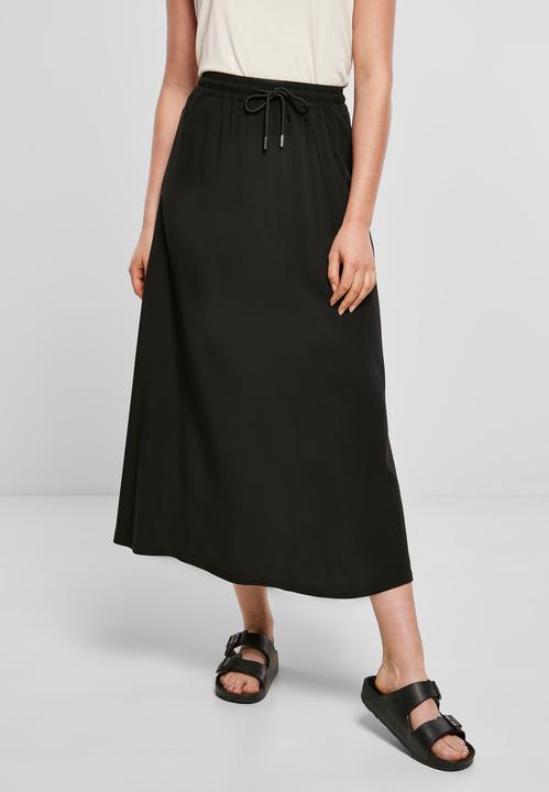 Actual product image Urban Classics Ladies Viscose Midi Skirt (XS)