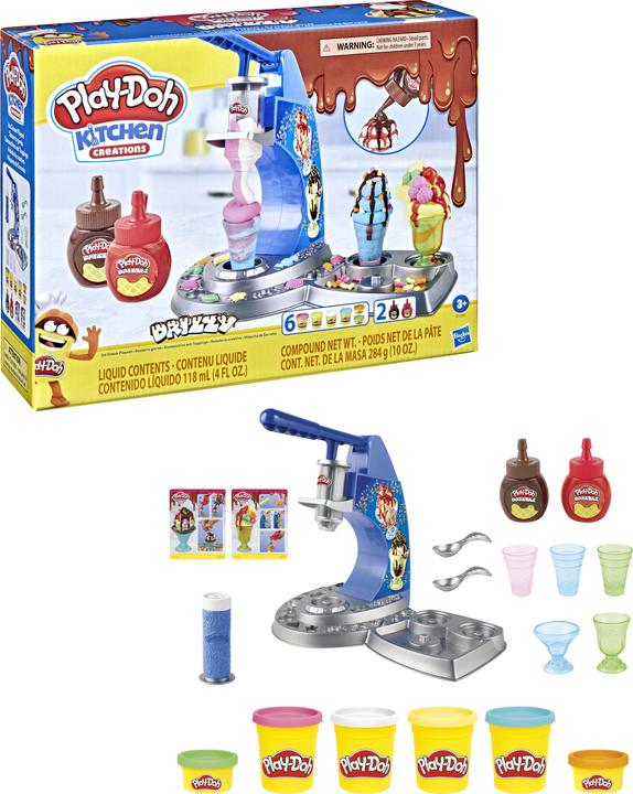 Produktbild Play-Doh Drizzy Eismaschine mit Toppings