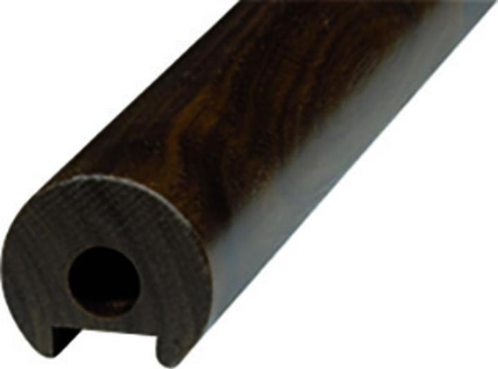 Actual product image OK-Line Handlauf, Nussbaum 42/2450mm lackiert (Walnut wood)