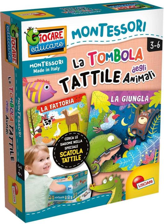 Immagine prodotto Lisciani Montessori Plus Tombola Tattile degli Animali