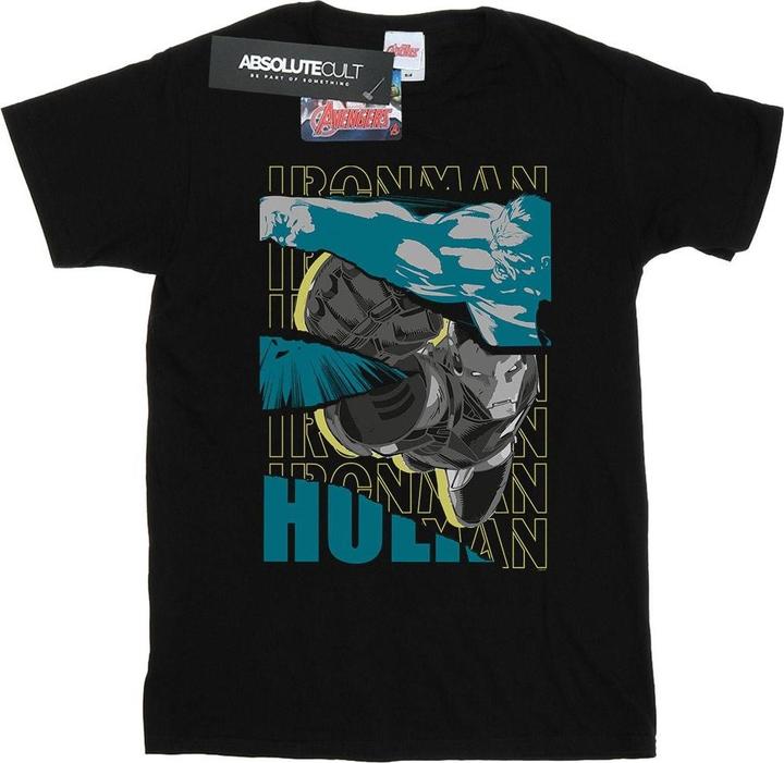 Avengers Iron Man And Hulk Collage TShirt