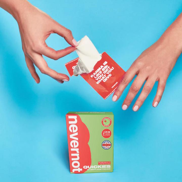 Image du produit NeverNot Quickies (275.63 ml, Lingettes intimes)