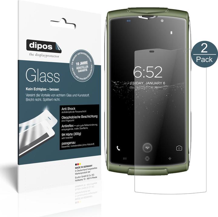 Actual product image Dipos Screen Protector Anti-Shock (2 Piece, Zoji Z7)