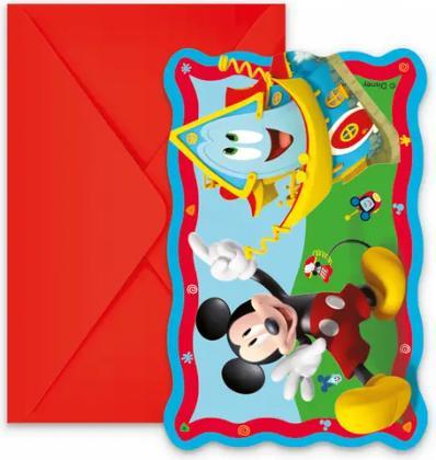 Image du produit Qualatex Invitations Mickey Mouse Anniversaire (6 pcs)