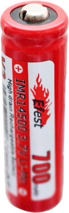 Produktbild Efest Akku IMR 14500 V2, Pluspol erhöht (1 Stk., 14500, 700 mAh)