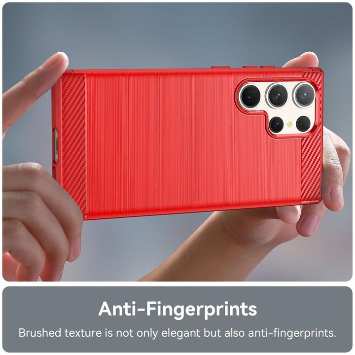 Produktbild König Design Hülle Handy Schutz für Samsung Galaxy S23 Plus Ultra Case Cover Carbon Optik Neu (Samsung Galaxy S23 Ultra)