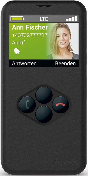 Actual product image Emporia Smart 5 mini (64 GB, Black, 4.95", Single SIM, 13 Mpx, 4G)