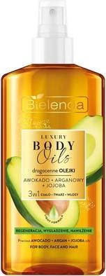 NoName Luxus-Körperöle 3in1 für Gesicht Körper Haar Avocado oder Rose 150ml (Körperöl, 150 ml)