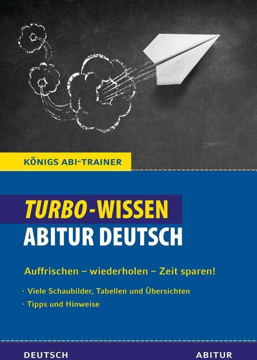 Immagine prodotto Königs Abi-Trainer: Turbo-Wissen: Abitur Deutsch (Tedesco, Casa editrice Bange, 2020)