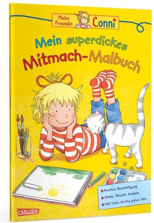 Produktbild Conni Gelbe Reihe: Mein superdickes Mitmach-Malbuch