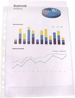 Produktbild Eichner 100 Prospekthüllen DIN A4 glasklar glatt 0,10 mm (A4, 1 x)