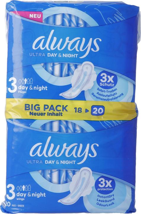 Image du produit Always Ultra (20 x, Tampons sanitaires)