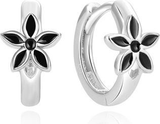Actual product image Beneto Playful round earrings flowers AGUC856L