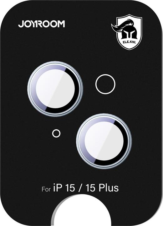 Actual product image Joyroom JR-MFY0250 Camera Lens Protector for iP15/iP15 Plus-Light Blue (1 Piece, Apple iPhone 15 Plus, Apple iPhone 15)