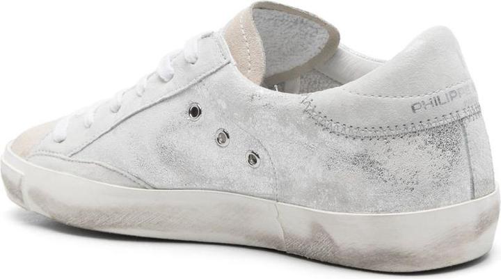 Produktbild Philippe Model sneakers prsx low in laminated leather silver (39)