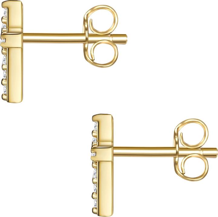 Produktbild Lulu & Jane Damen Ohrringe Kreuz Messing - 35248 (Messing)