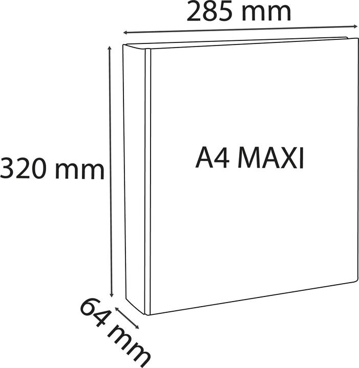 Actual product image Exacompta Ring binders (A4, 67 mm, 1 Piece)