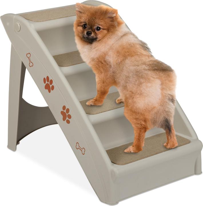 Actual product image Relaxdays Dog Stairs, 4 Steps (Dog, Foldable, Can be opened completely)