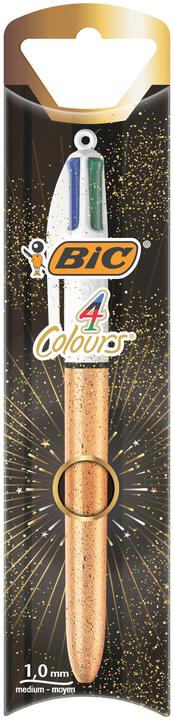 Produktbild Bic Vierfarbenkugelschreiber (Glitzergold, Weiss, 1 x)