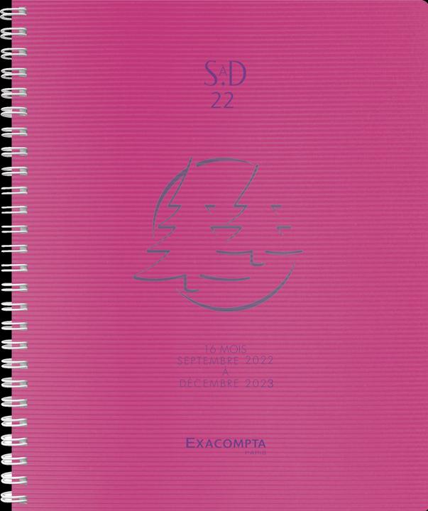Exacompta Agenda SAD 22W Linicolor (Couverture rigide)