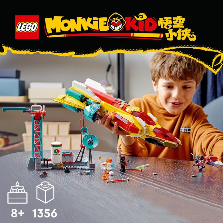 Image du produit LEGO Vaisseau d'exploration (80035, LEGO Monkie Kid, LEGO difficiles à trouver)