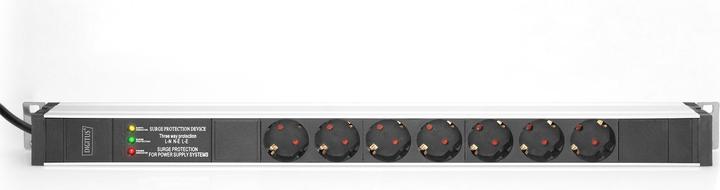 Image du produit Digitus 1U PDU 2m d'alimentation CEE 7//7