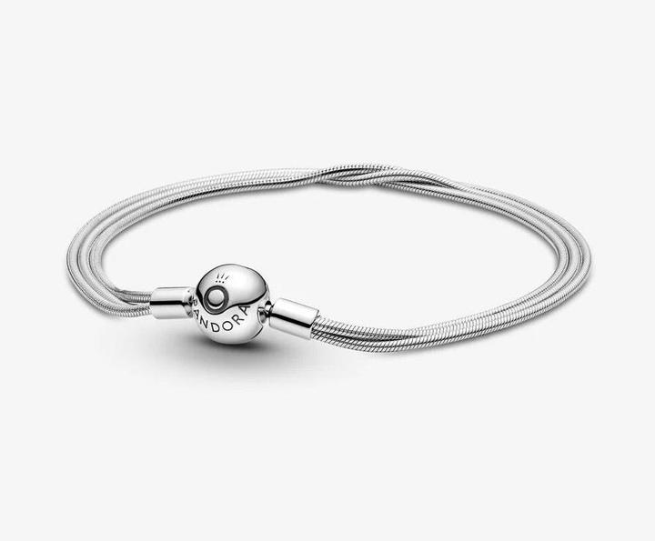 Produktbild Pandora Armband Moments Multi Snake Chains (20 cm, Sterling Silber 925)