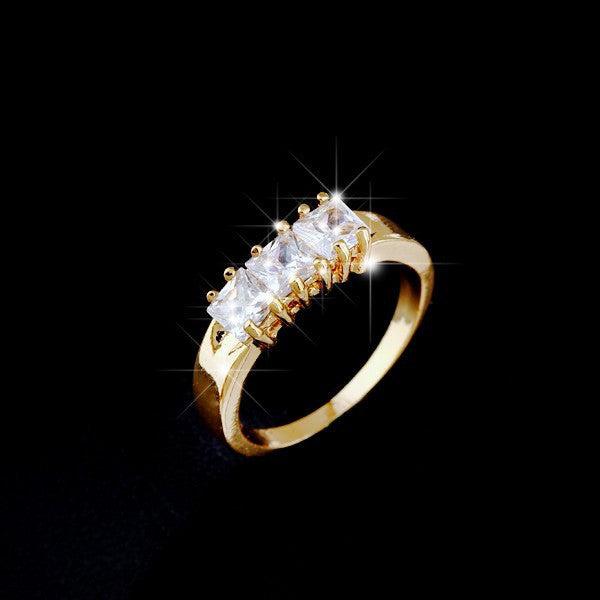 Produktbild Hermex Gold Ring RGP mit Zirkonia - Gold Gr. 56 (56)