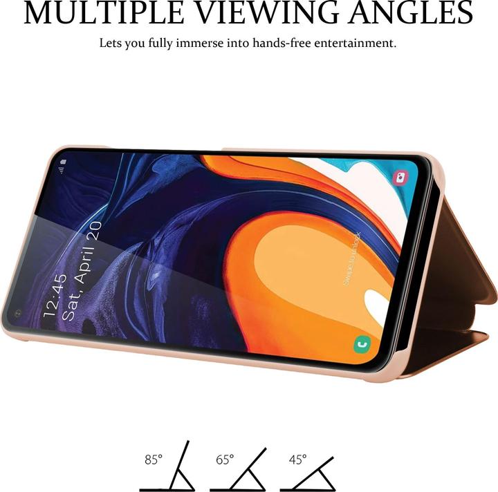 Actual product image Cadorabo Book Smart View Mirror Cover (Samsung Galaxy A60, Samsung Galaxy M40)