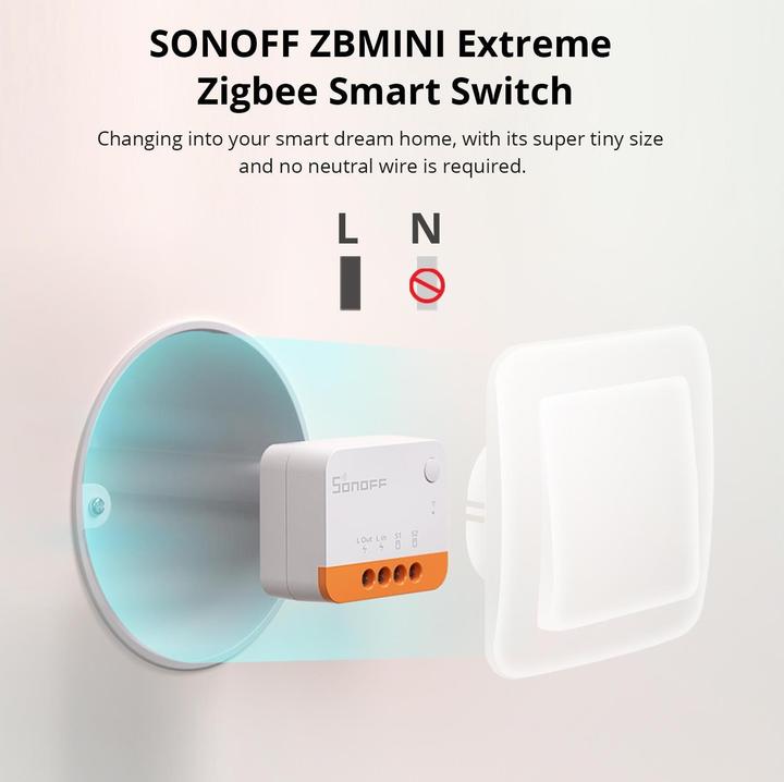 Produktbild Sonoff Smart ZigBee Switch (Schaltaktor)