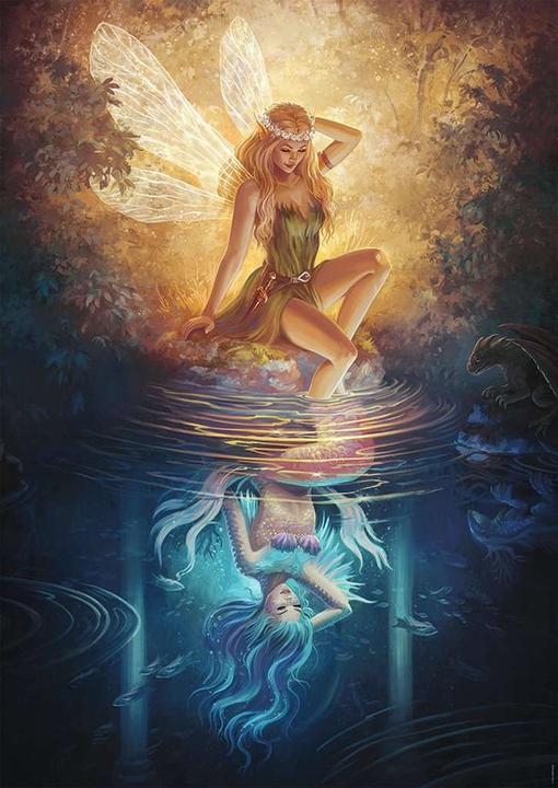 Produktbild Nathan Puzzle 1500 pieces The Reflection of the Fairy (1500 Teile)