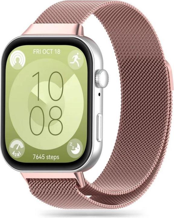 Immagine prodotto Tech-Protect Cinturino MilaneseBand per Huawei Watch Fit 3 - rosa (Acciaio inossidabile)