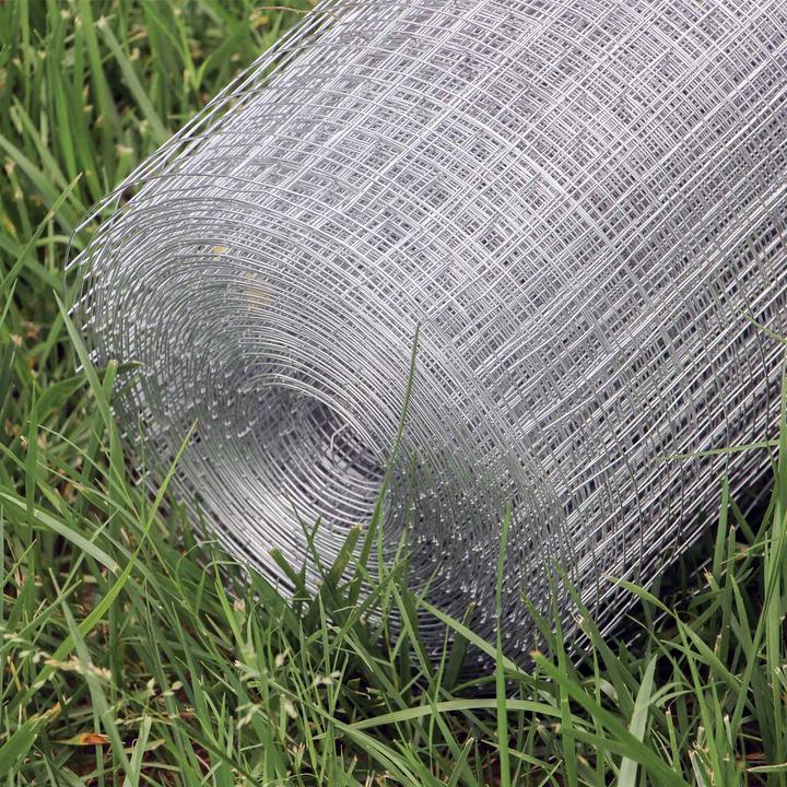 Actual product image Wiltec Wire mesh fence 1mx25m 0.75mm 19x19mm wire mesh galvanised steel roll