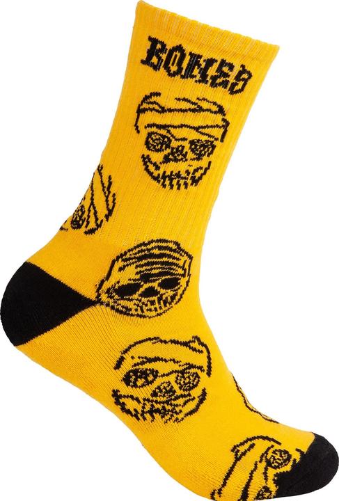 Actual product image Bones Wheels Black & Gold Socks (One size)