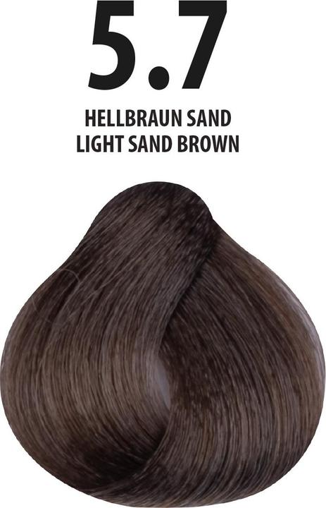 FemMas 5.7) Haarfarbe Hellbraun Sand 100ml (Hellbraun Sand)