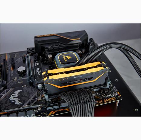 Image du produit Corsair Vengeance CMW16GX4M2E3200C16-TUF Module de mémoire 16 Go 2 x 8 Go DDR4 3200 MHz (2 x 8GB, 3200 MHz, RAM DDR4, DIMM)
