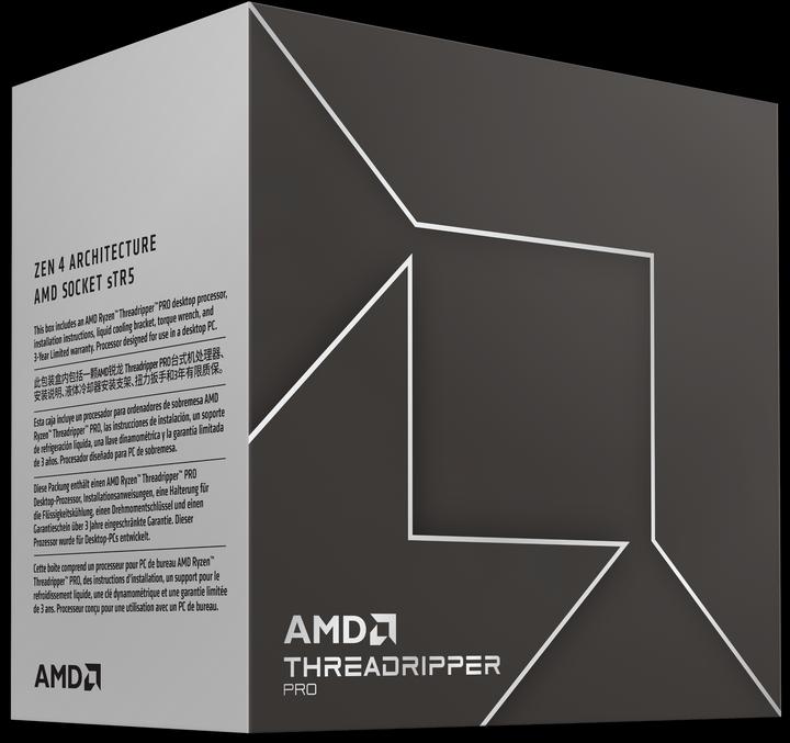 Produktbild AMD Ryzen Threadripper Pro 7995Wx (sTR5, 2.50 GHz, 96 -Core)