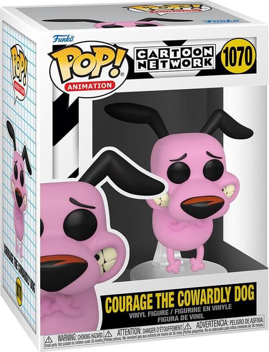 Actual product image Funko Pop! Cartoon Network : Courage Cowardly Dog (1070)