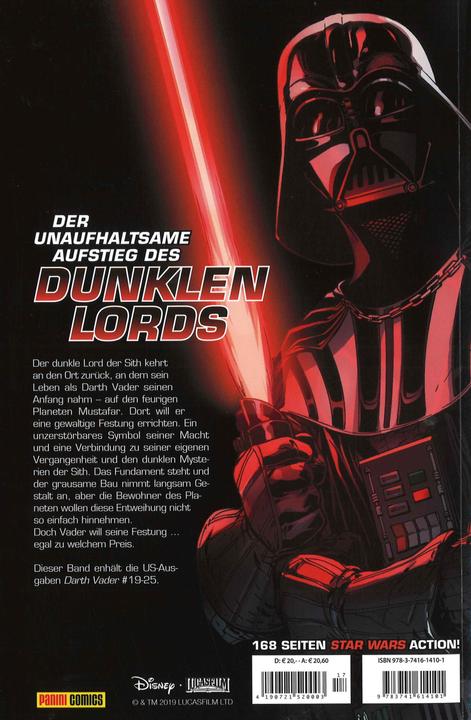 Immagine prodotto Panini Star Wars Comics - Darth Vader (Ein Comicabenteuer): Vaders Festung (Tedesco, Charles Soule, 2019)